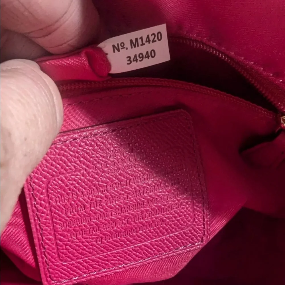 COACH PRINCE STREET MINI Pink Ruby SATCHEL crossbody SHOULDER BAG 34940 Leather - Picture 3 of 14